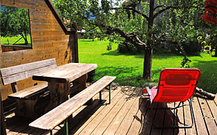 Terrasse Isarkiesel